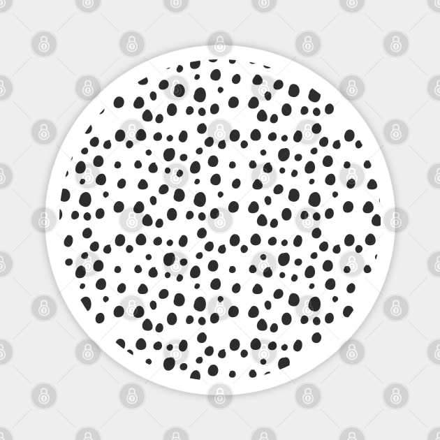 Spots pattern Magnet by MinimalLineARt